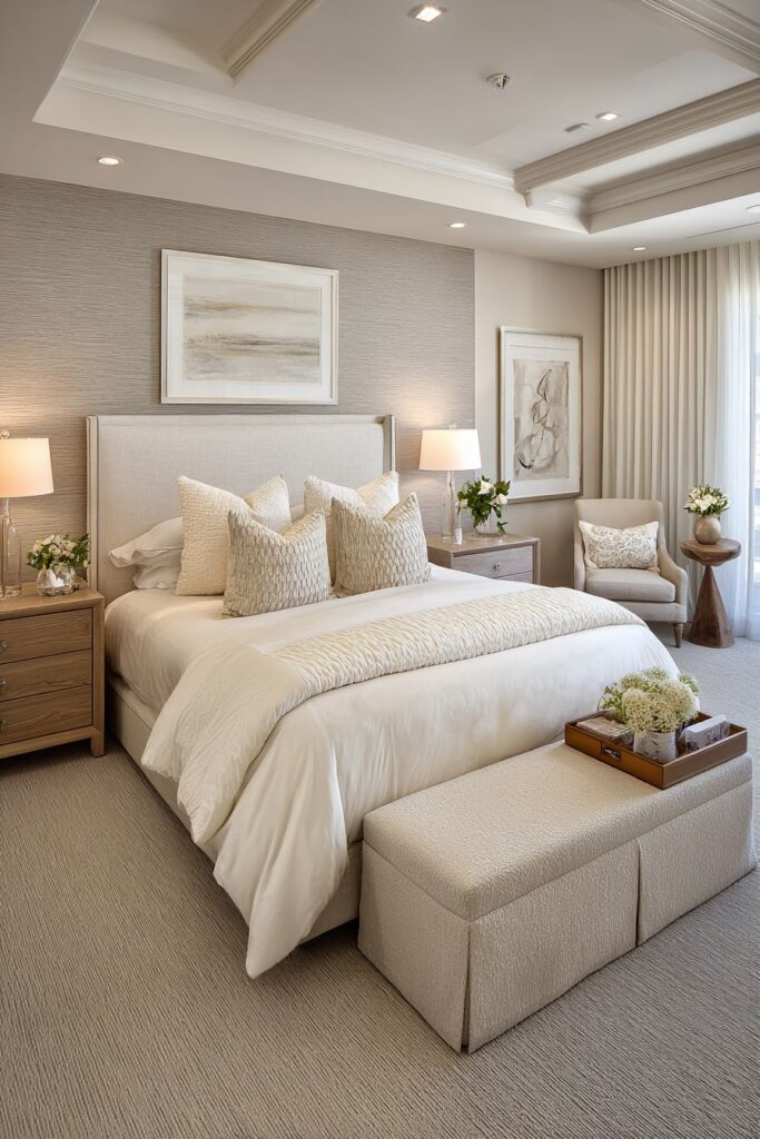 Romantic Grey Linen Elegance