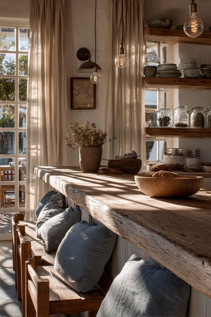 Rustic Farmhouse Island Paradise