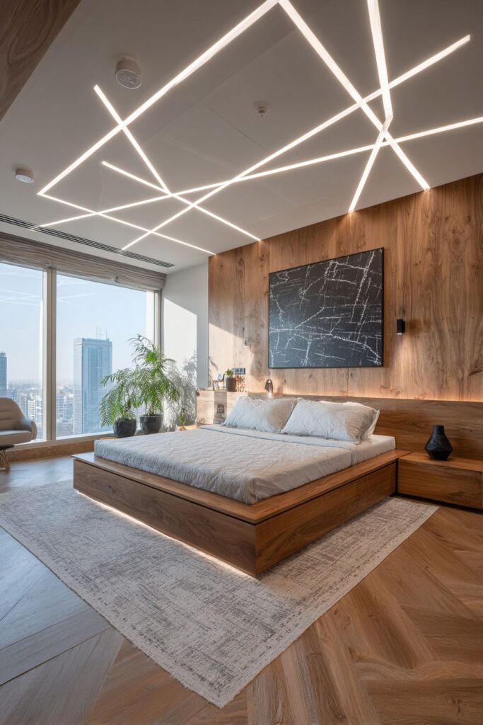 Modern Minimalist LED Integration