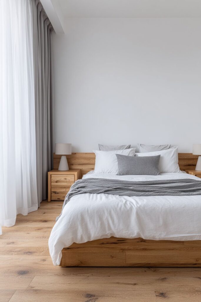 Minimalist Platform Bed Serenity