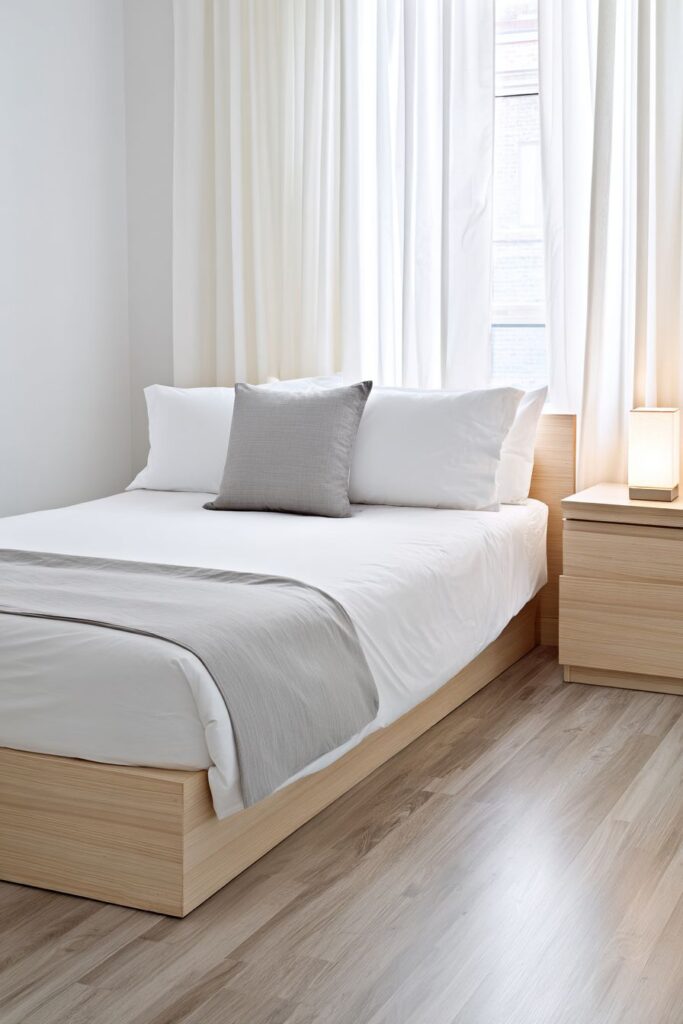 Minimalist Platform Bed Serenity
