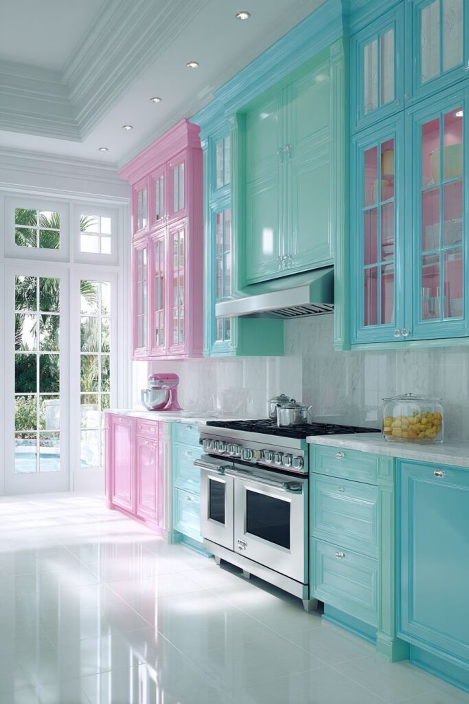 Playful Pastel Paradise Kitchen
