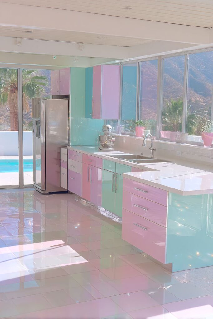 Playful Pastel Paradise Kitchen