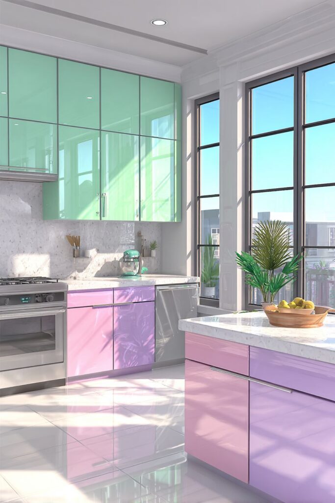Playful Pastel Paradise Kitchen