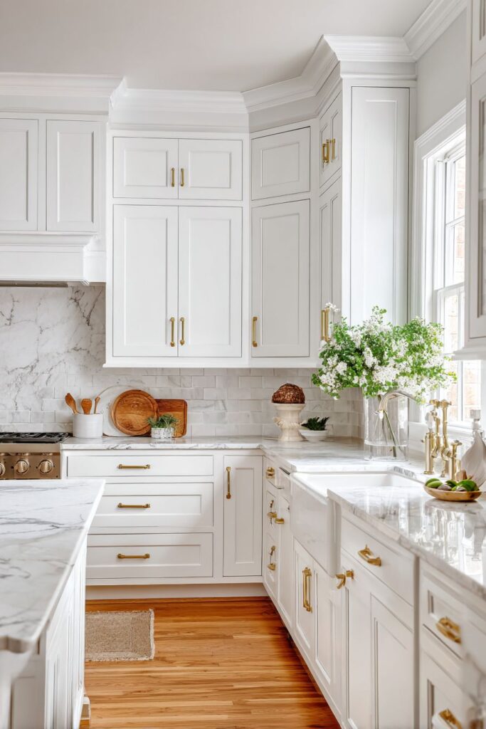 Classic White Shaker Elegance