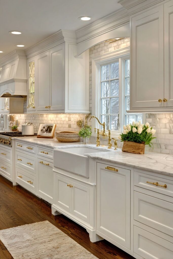 Classic White Shaker Elegance