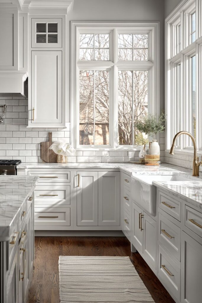 Classic White Shaker Elegance