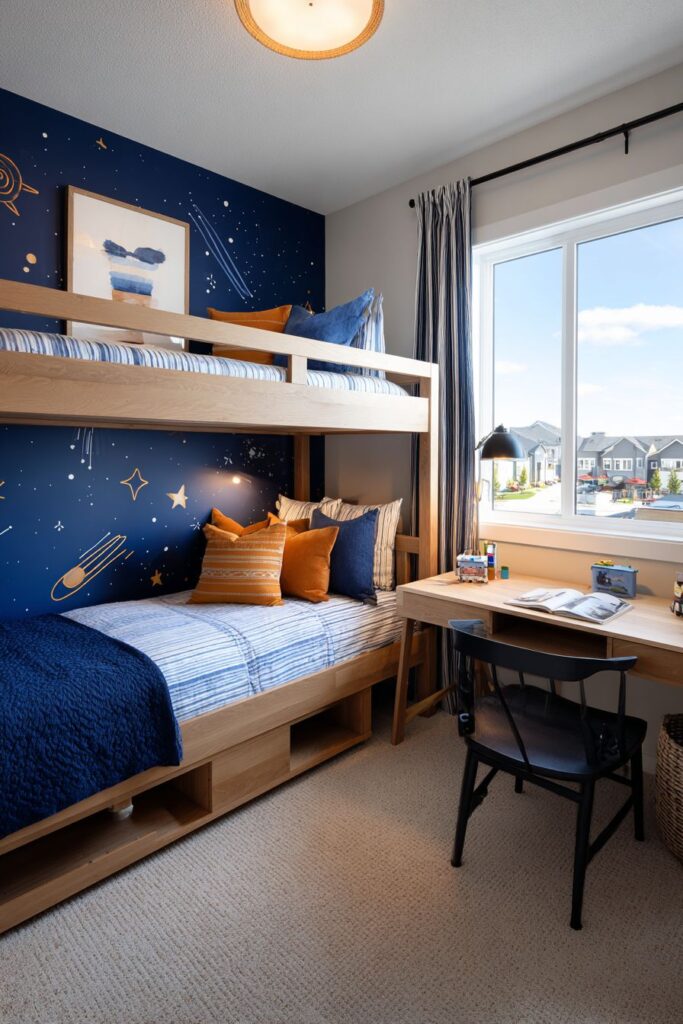 Navy Blue Space Explorer's Haven