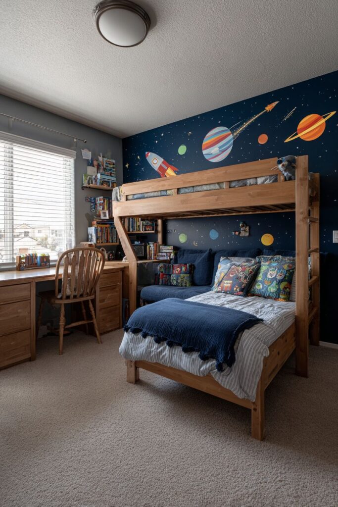 Navy Blue Space Explorer's Haven