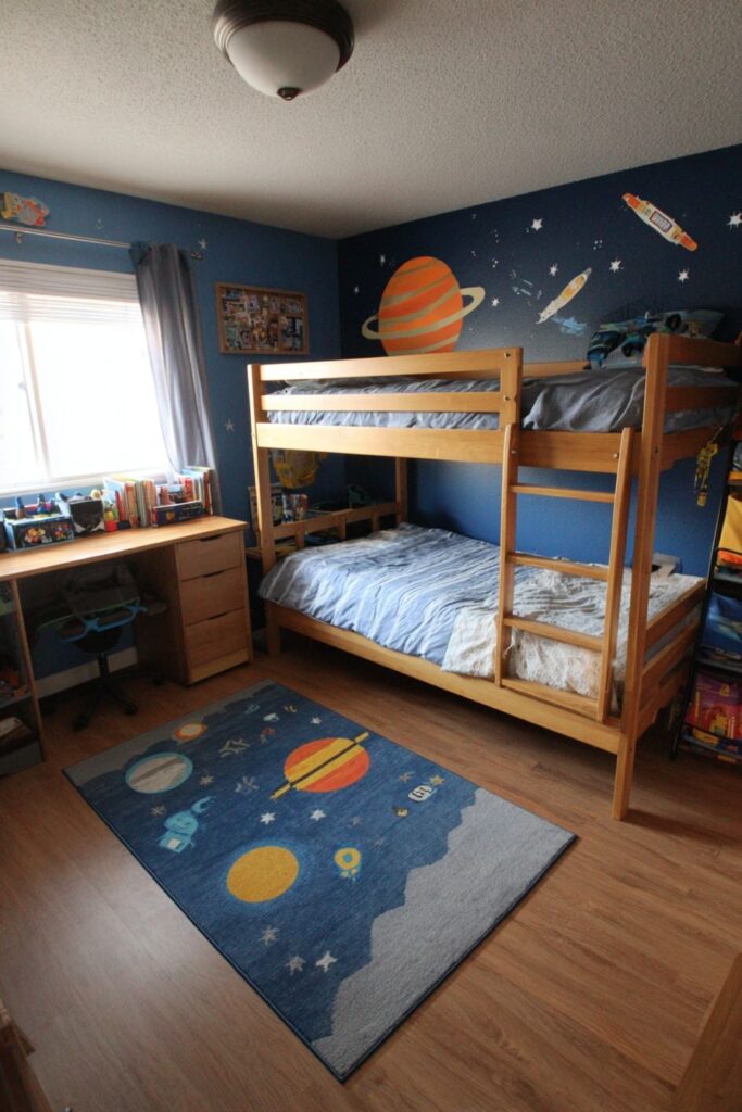 Navy Blue Space Explorer's Haven