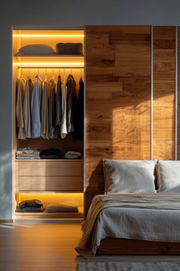 Built-In Wardrobe Excellence with Floor-to-Ceiling Storage