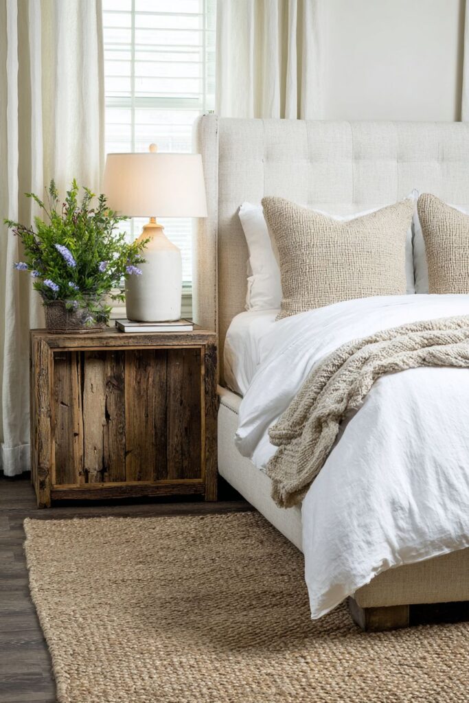 Serene Platform Bed Sanctuary