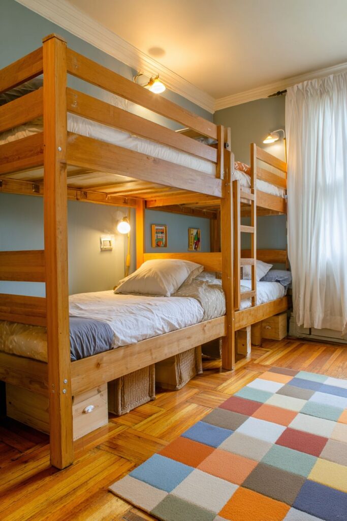 Classic Wooden Bunk Bed Haven