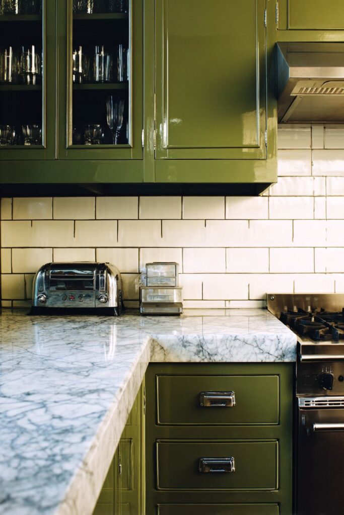 Transitional Olive Green Balance