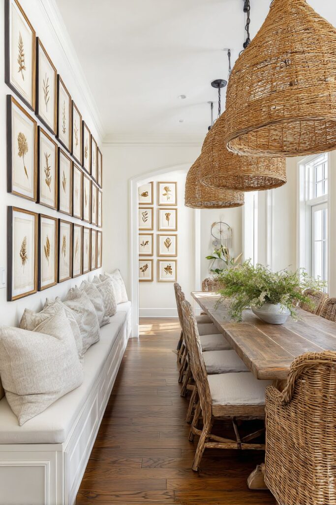 Vintage Refectory Table with Collected Character