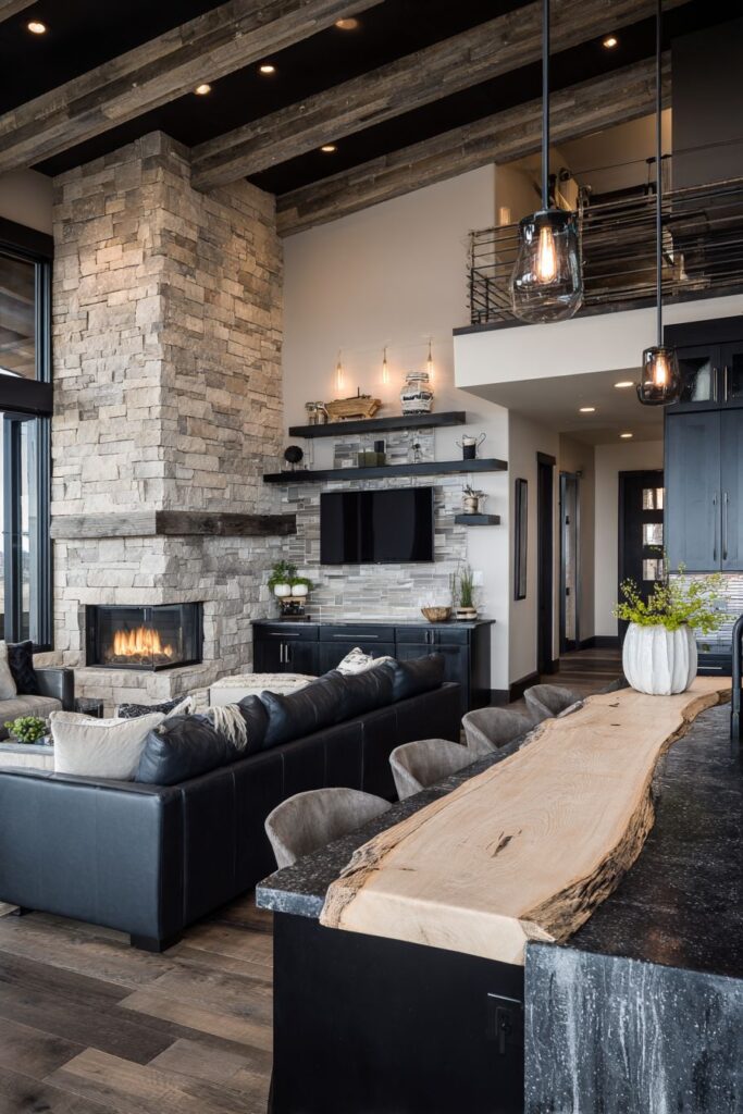 Rustic Modern Contrast