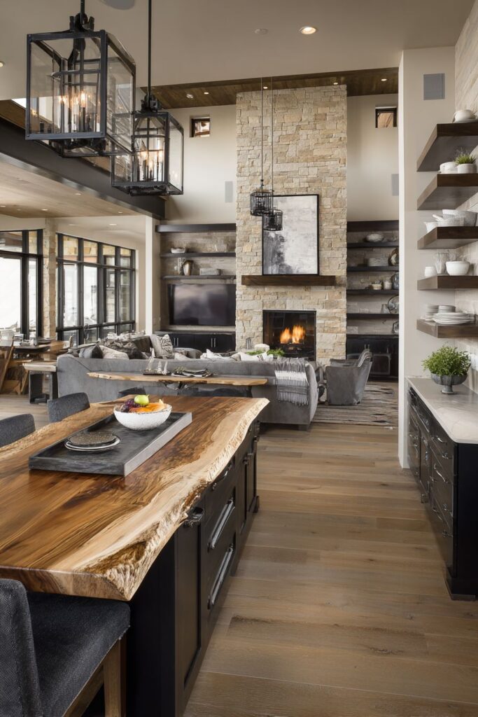 Rustic Modern Contrast