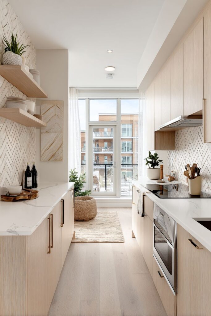 Scandinavian Light Oak Serenity Kitchen