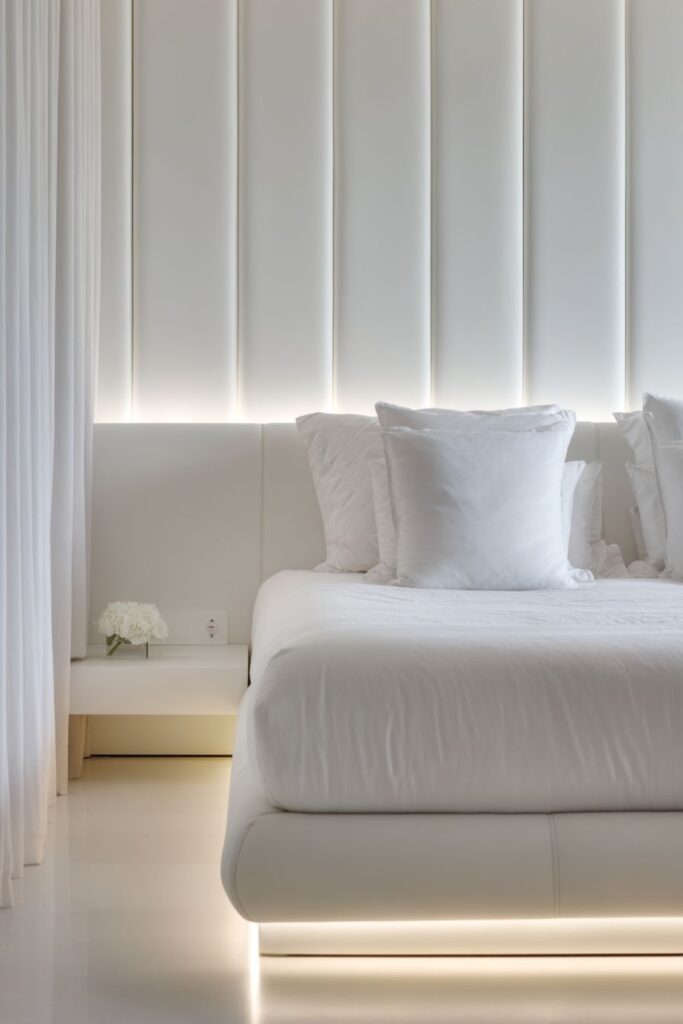 Dramatic Floor-to-Ceiling Statement Wall