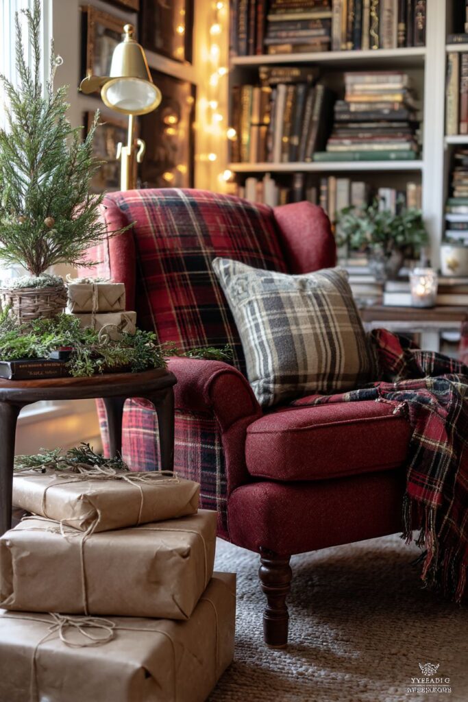 Cozy Reading Nook Christmas Transformation