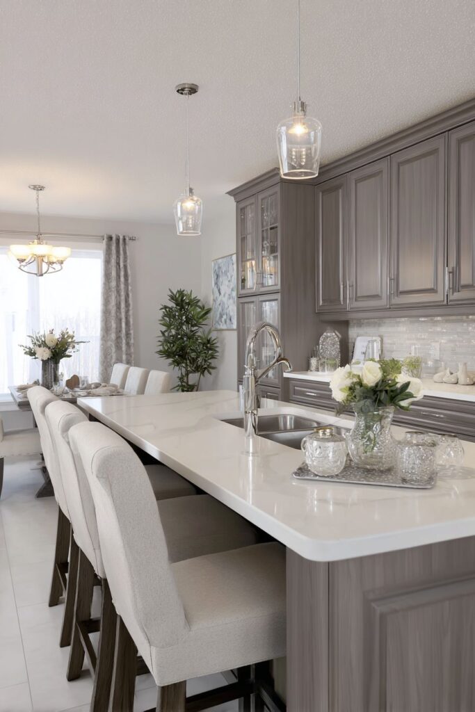 Kitchen Peninsula Room Division