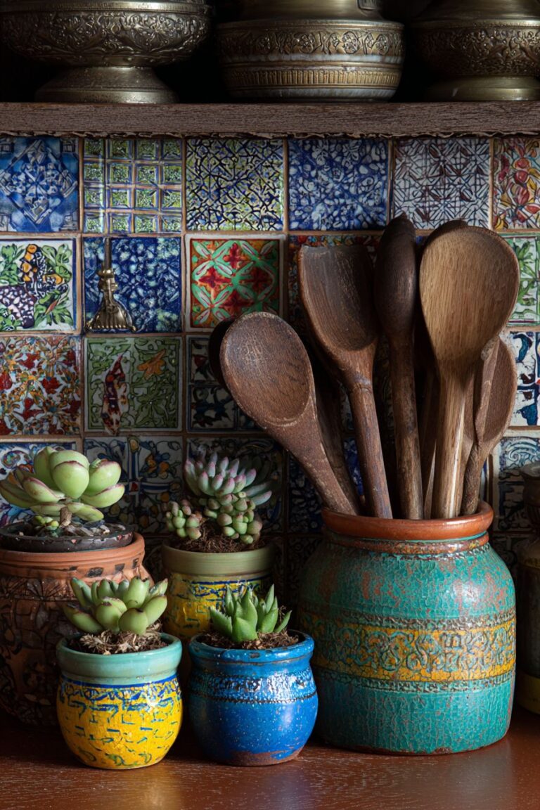 Kitchen countertop decor