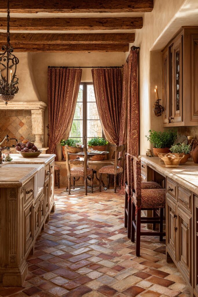 Mediterranean Luxury with Olive Linen