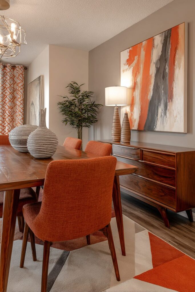 Mid-Century Modern Precision and Warmth