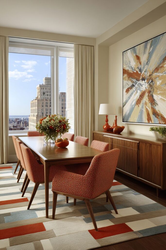 Mid-Century Modern Precision and Warmth