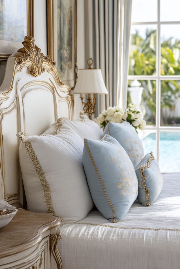 Classic Carved White Wood Timelessness