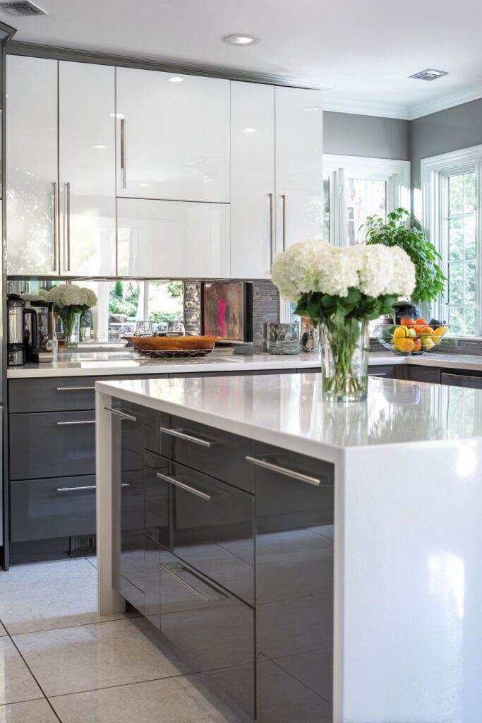 Contemporary Two-Tone Sophistication Kitchen