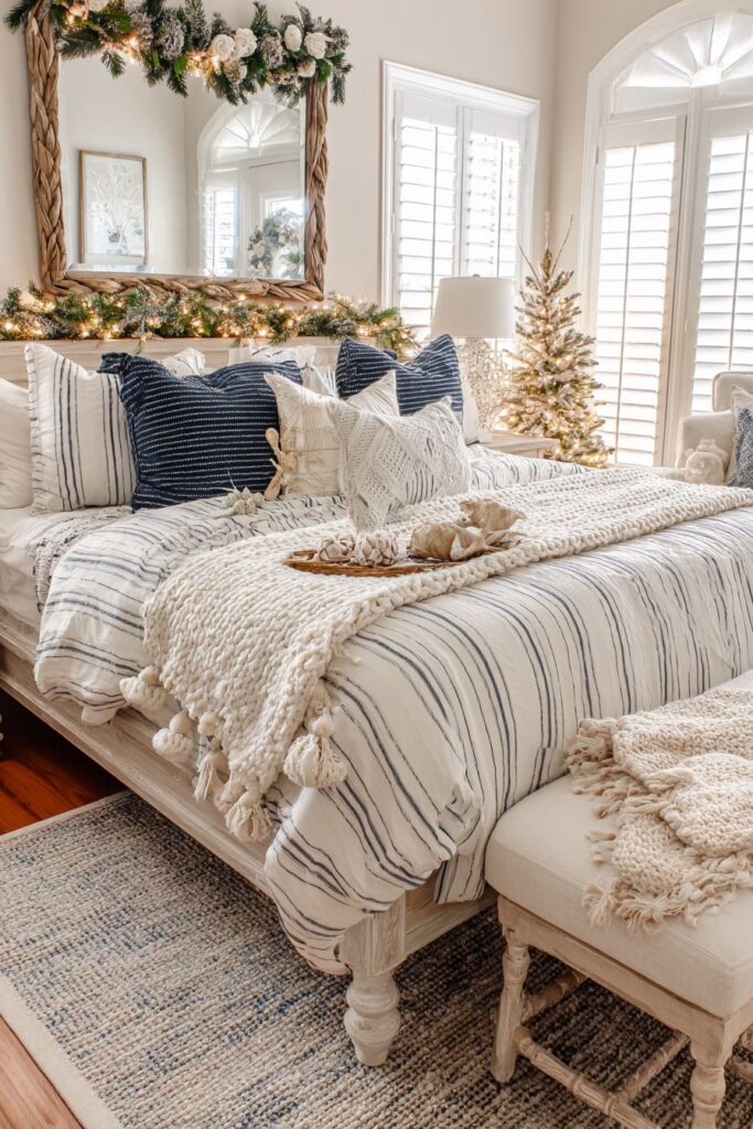 Coastal Christmas Beach House Charm