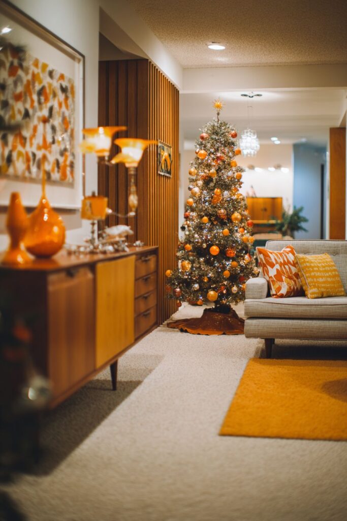 Mid-Century Modern Holiday Retro Style