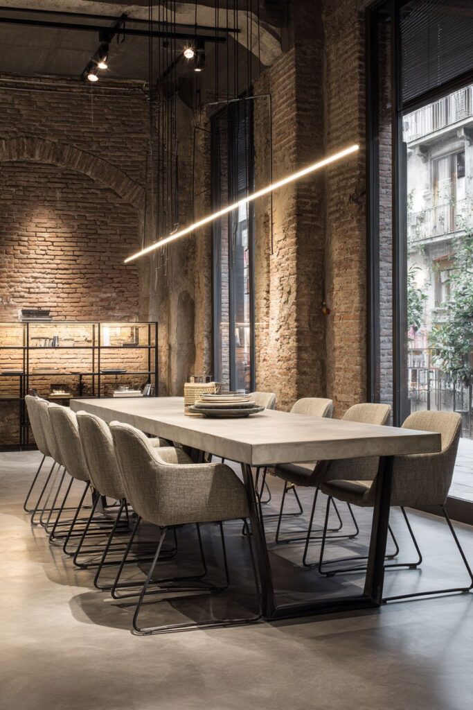 Contemporary Concrete and Steel Minimalism