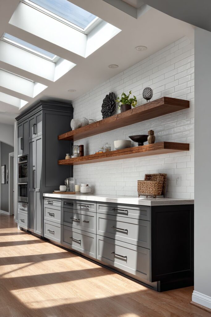 Transitional Renovation with Mixed Storage