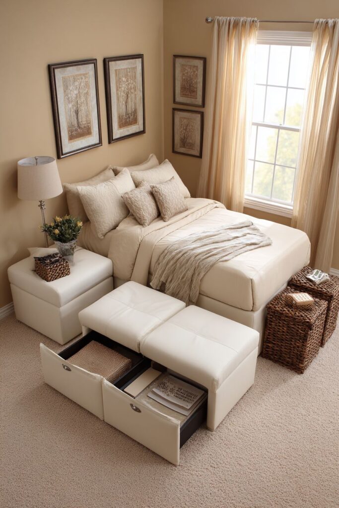 Convertible Ottoman Storage