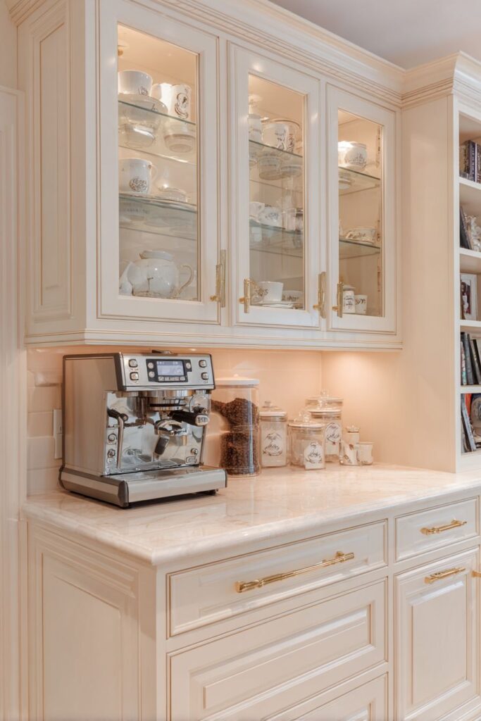 Dedicated Cream Coffee Station Design