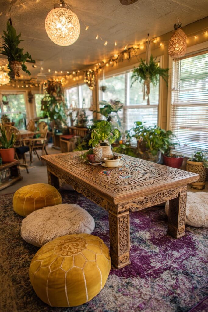 Bohemian Carved Wood Artistry