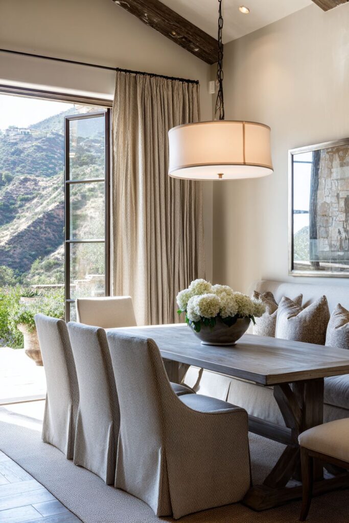 Transitional Design with Balanced Traditional and Contemporary Elements