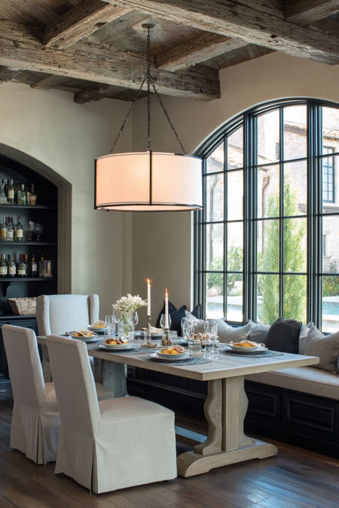 Transitional Design with Balanced Traditional and Contemporary Elements