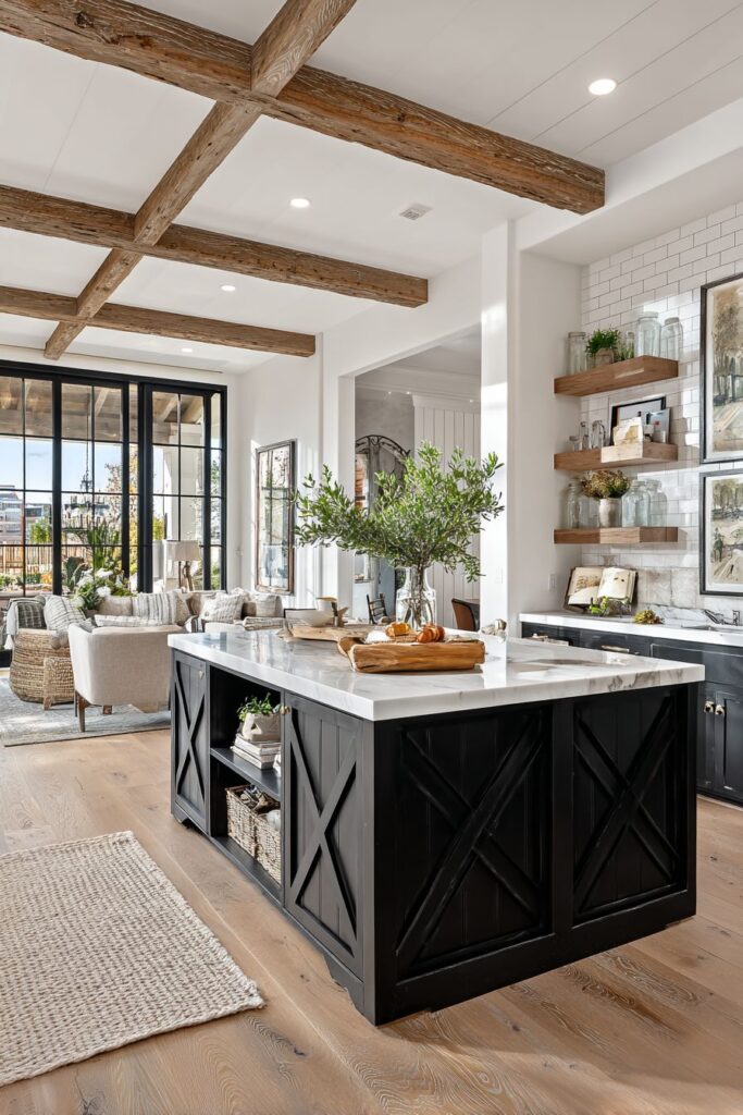Contemporary Farmhouse Black and White