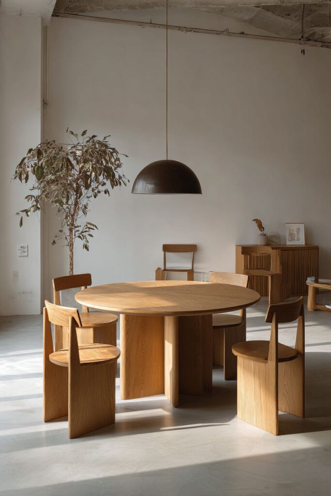 Minimalist White Oak Zen