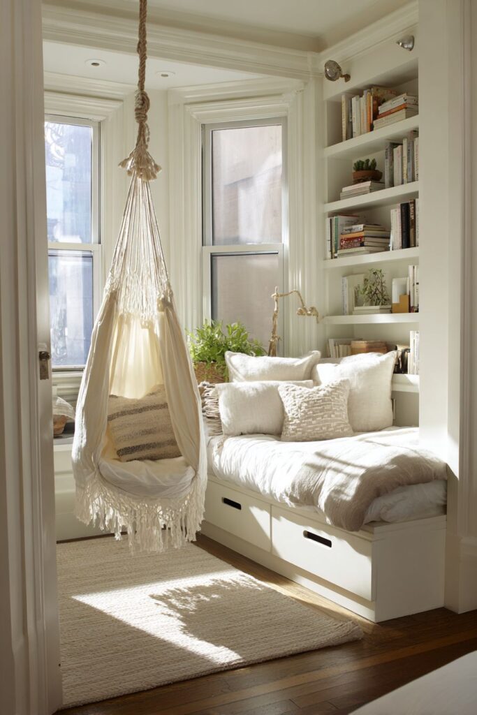 Ceiling-Mounted Reading Retreat