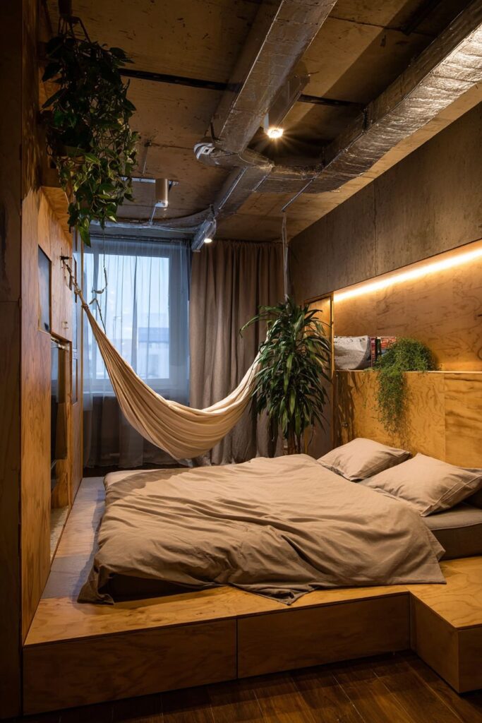 Ceiling-Mounted Reading Retreat