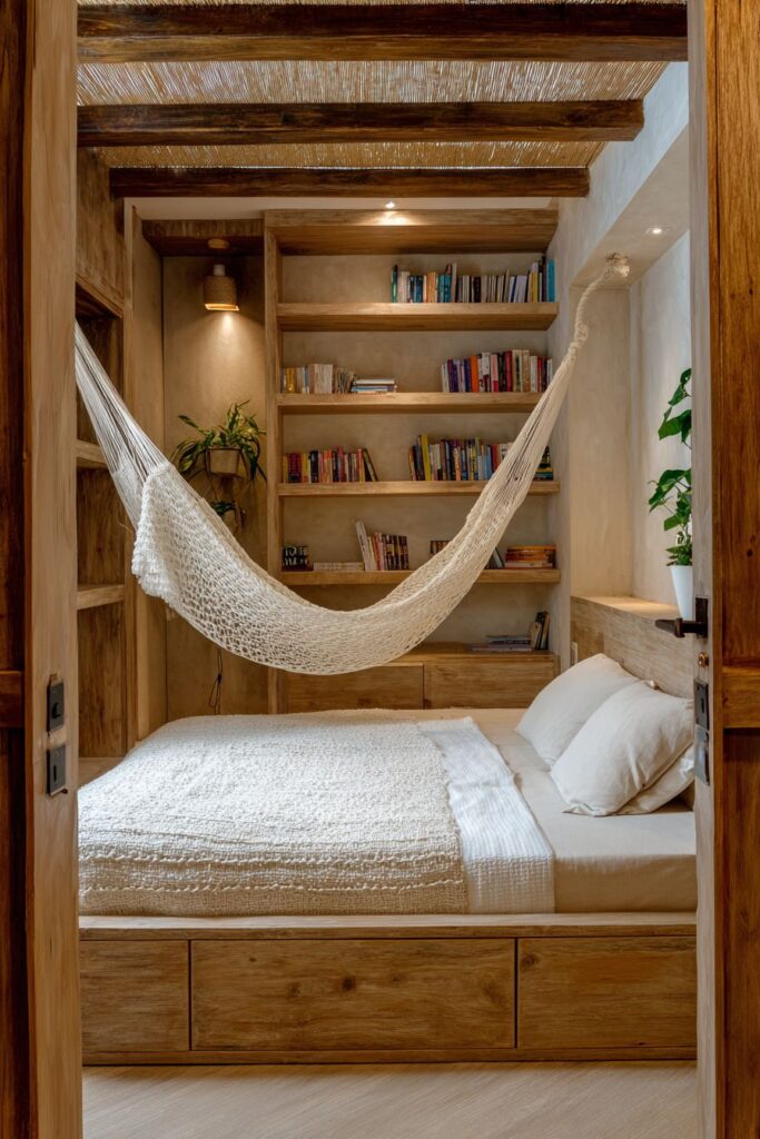 Ceiling-Mounted Reading Retreat