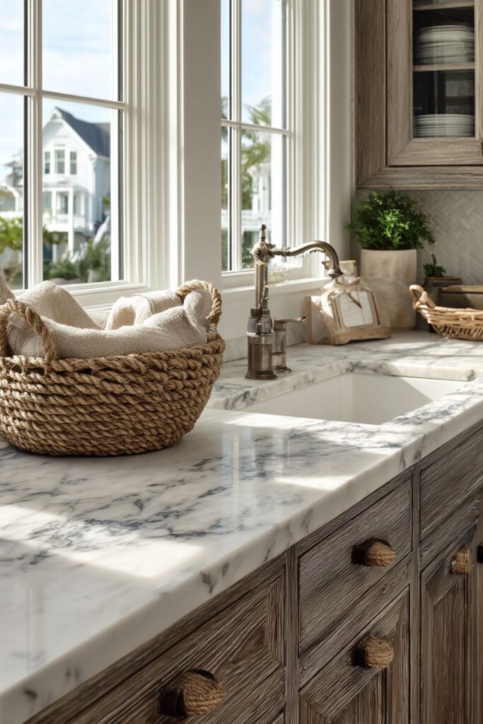 Coastal Charm with Weathered Finishes
