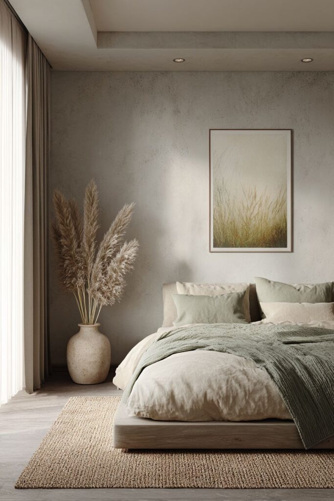 Serene Minimalism with Natural Elements