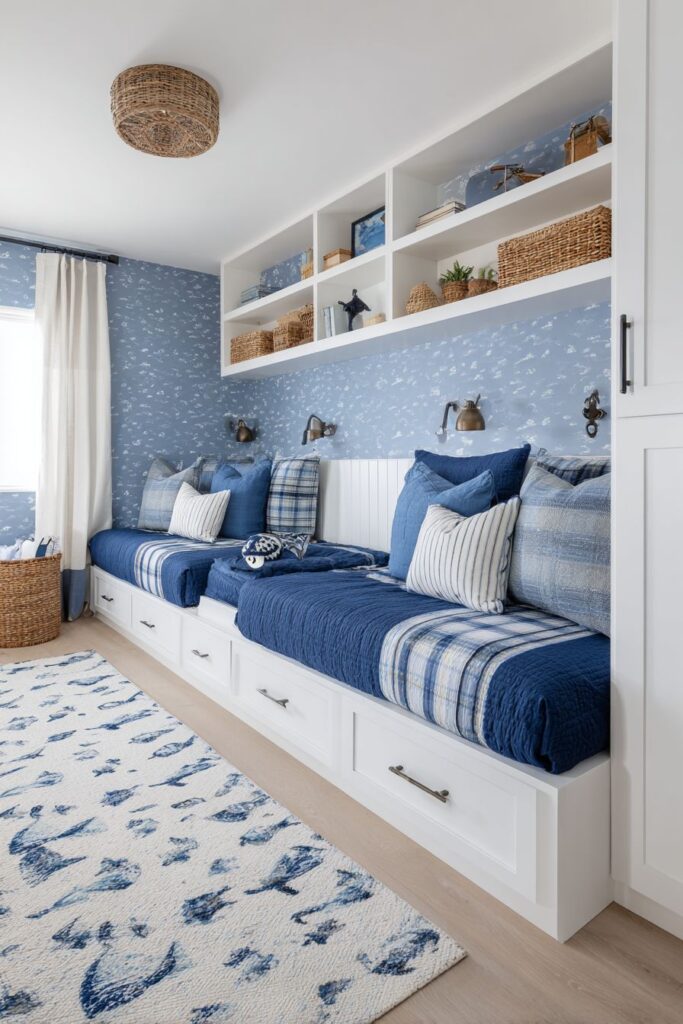 Nautical-Inspired Captain's Quarters