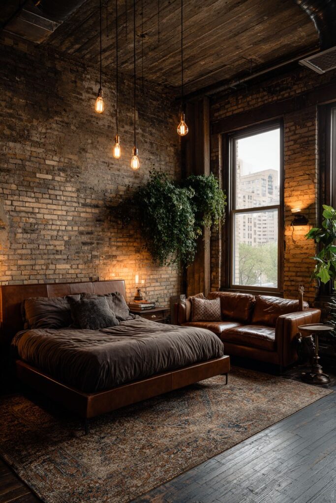 The Industrial Chic Contrast