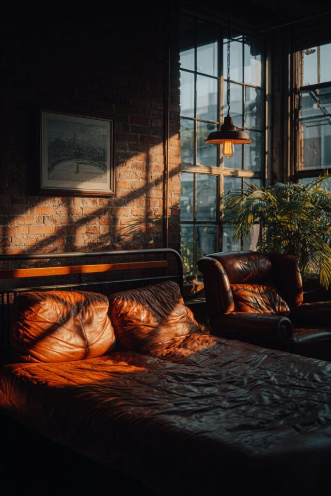 The Industrial Chic Contrast